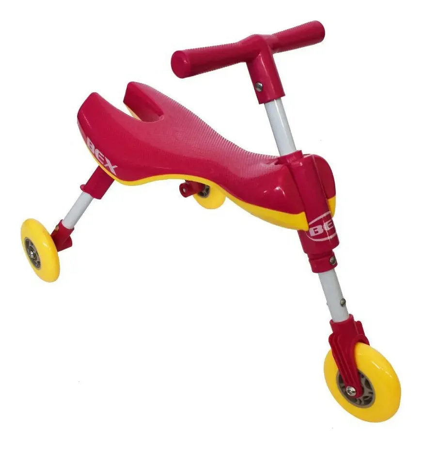 Brinquedo de triciclo dobrável Bex sem pedais rosa Bex Pink