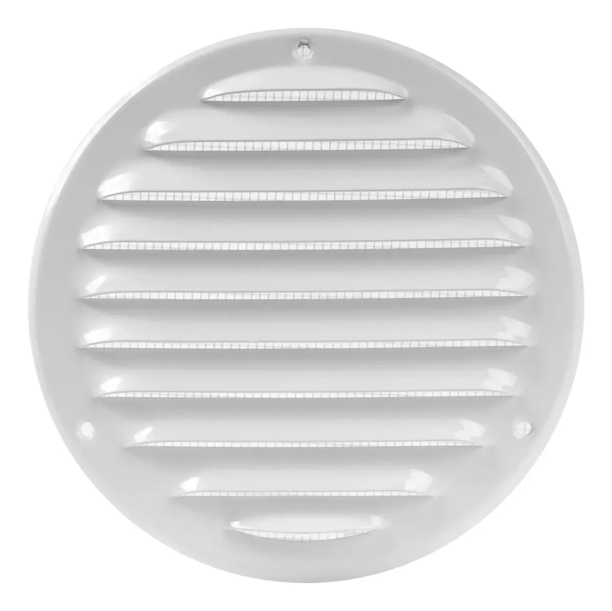Cobertura De Ventilação Redonda De Metal Branco Para Soffit