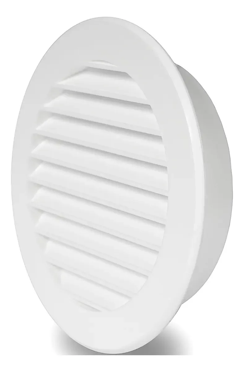 Cobertura De Ventilação Redonda De Plástico Branca Com Flange