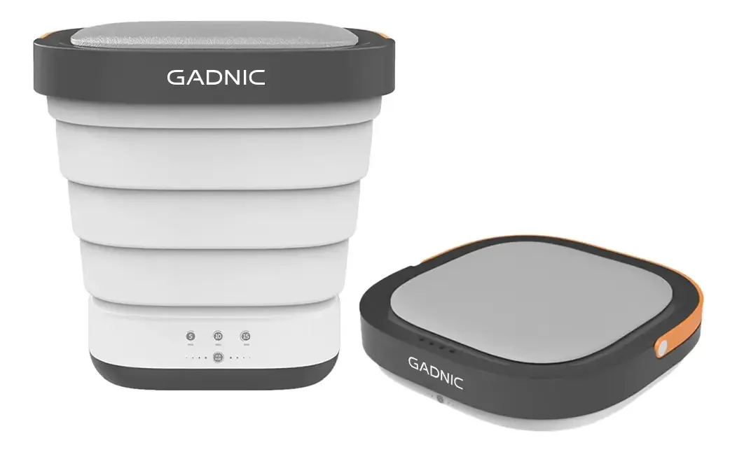 Gadnic Clean1 Máquina de lavar e secar roupa portátil mini lavagem eficiente cor cinza