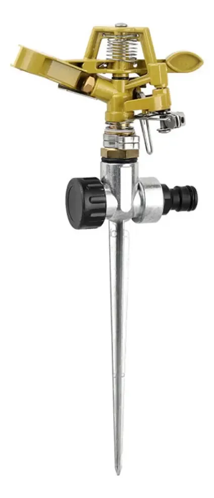 Aspersor de irrigação metálica de irrigação Gadnic 360° até 15 mt