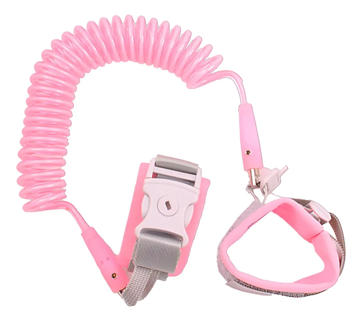 Alça para bebês e crianças — Pulseira de segurança extensível Gadnic de 1,5 m — rosa suave