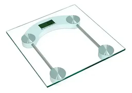 Balança digital de vidro branco Gadnic