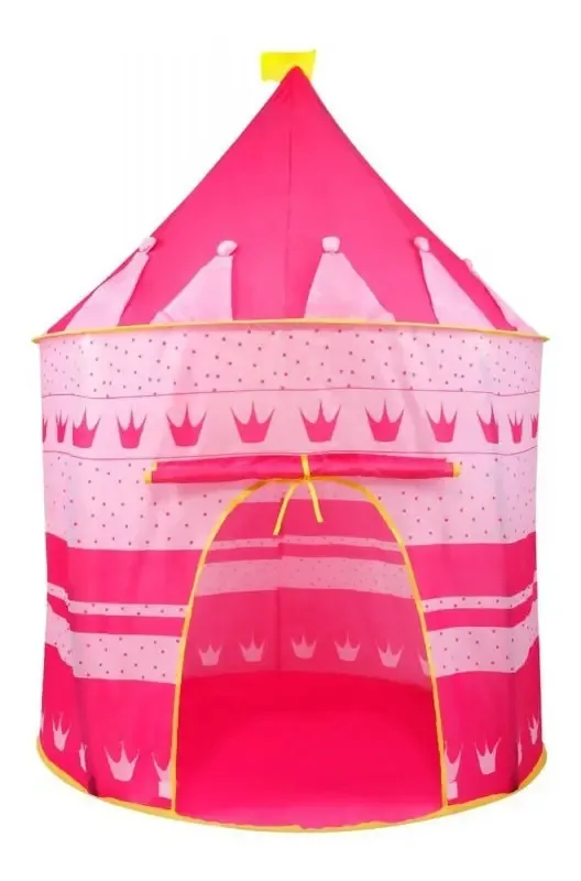 Campanha infantil Castle Design 135x105x105 Cor rosa