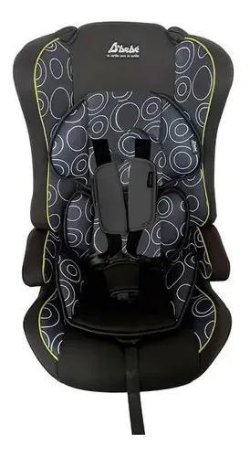 Assento de carro Booster para bebê e carro de até 12 anos, cor preta