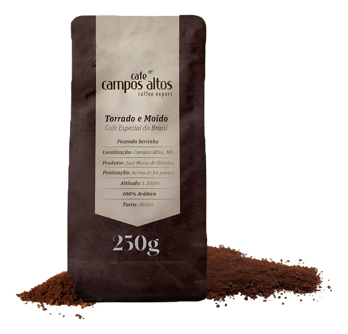 Café Especial Torrado E Moído 250g - Café Campos Altos