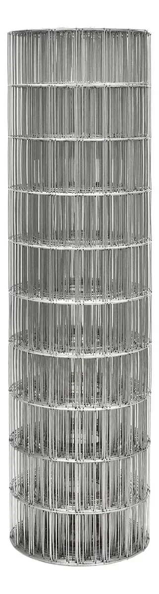 Rolo Tela Soldada Galvanizada Franz 2x25m Malha 5x10cm Fio 1,90mm