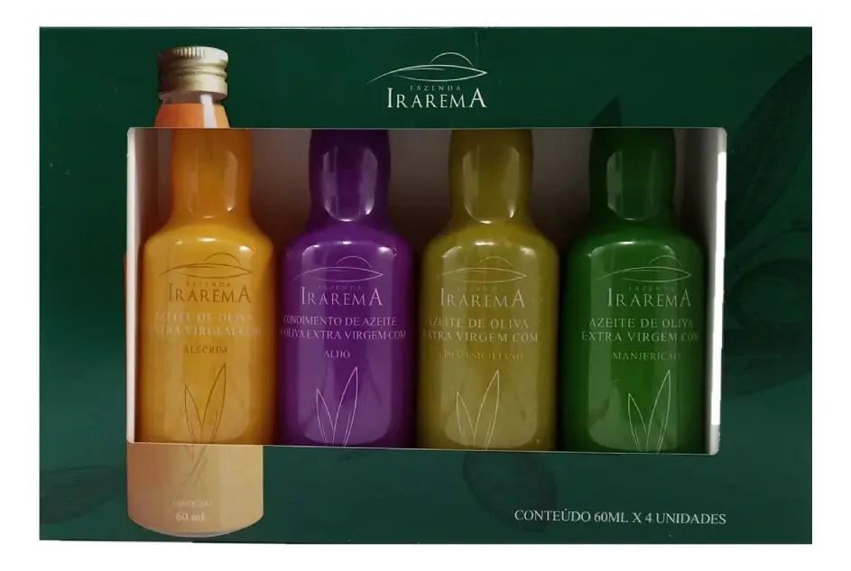 Kit Azeite Irarema Condimentado 4 Unidades 60ml