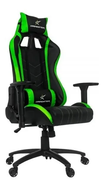 Cadeira Gamer Dragster Gt 400 Elétrica Verde Cor Verde