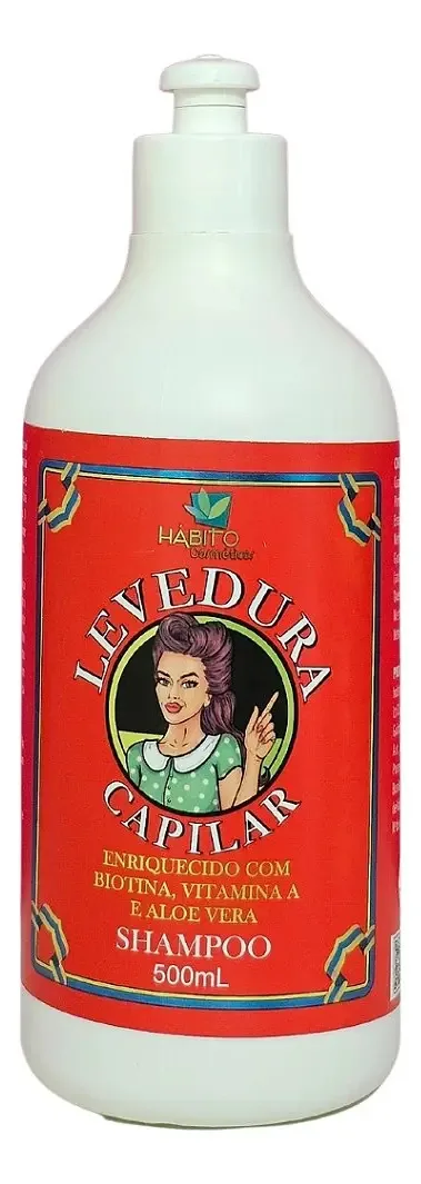 Shampoo Fortalecedor Levedura Capilar Hábito Cosméticos