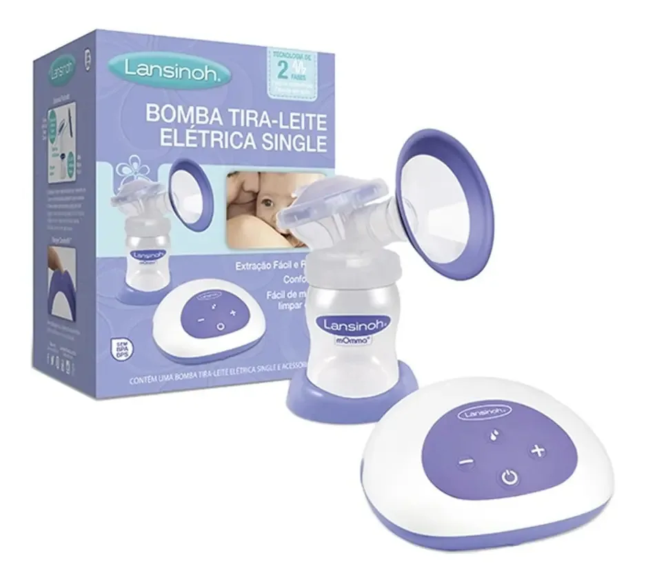 Bomba Tira-leite Elétrica Single Lansinoh