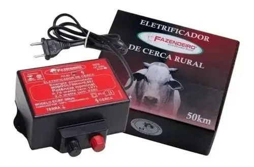 Eletrificador Cerca Rural 50km Bivolt Fazendeiro C/regulagem