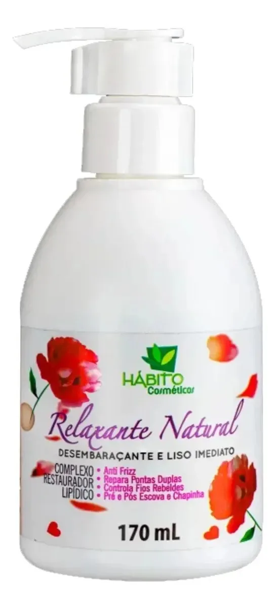 Relaxante Natural Habito Cosméticos Desembaraçante E Liso