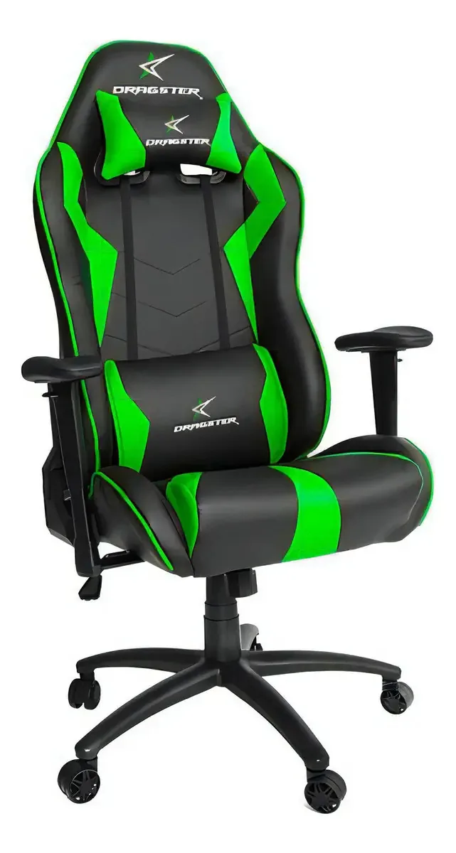 Cadeira Gamer Dragster Gt500 Elétrica Verde Cor Verde