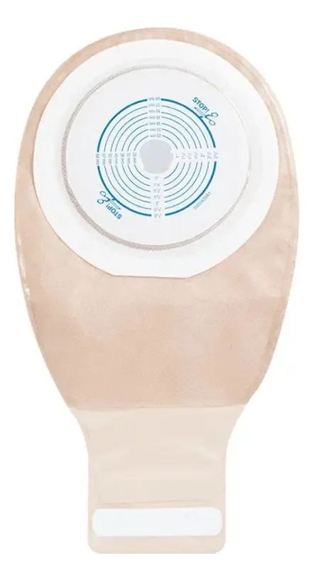 Bolsa Colostomia Drenável Recortável Transparente Convatec Esteem Plus