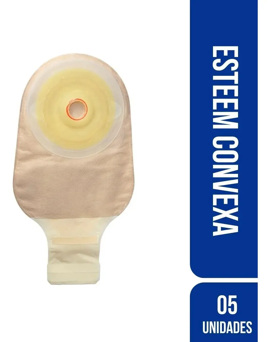 Bolsa Colostomia Esteem Convexa 20-25mm C/5 Unds - Convatec