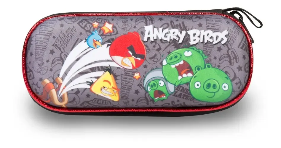 Estojo Infantil Escolar Angry Birds - Estojo Escolar