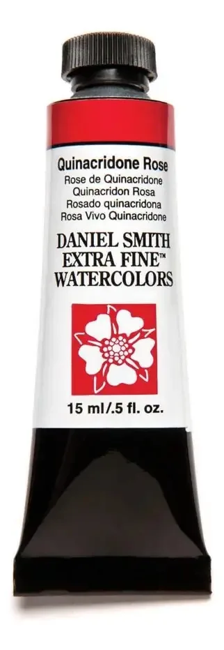 Aquarela Daniel Smith Tubo 15ml Cor 92 Quina Rose Pintura Artística