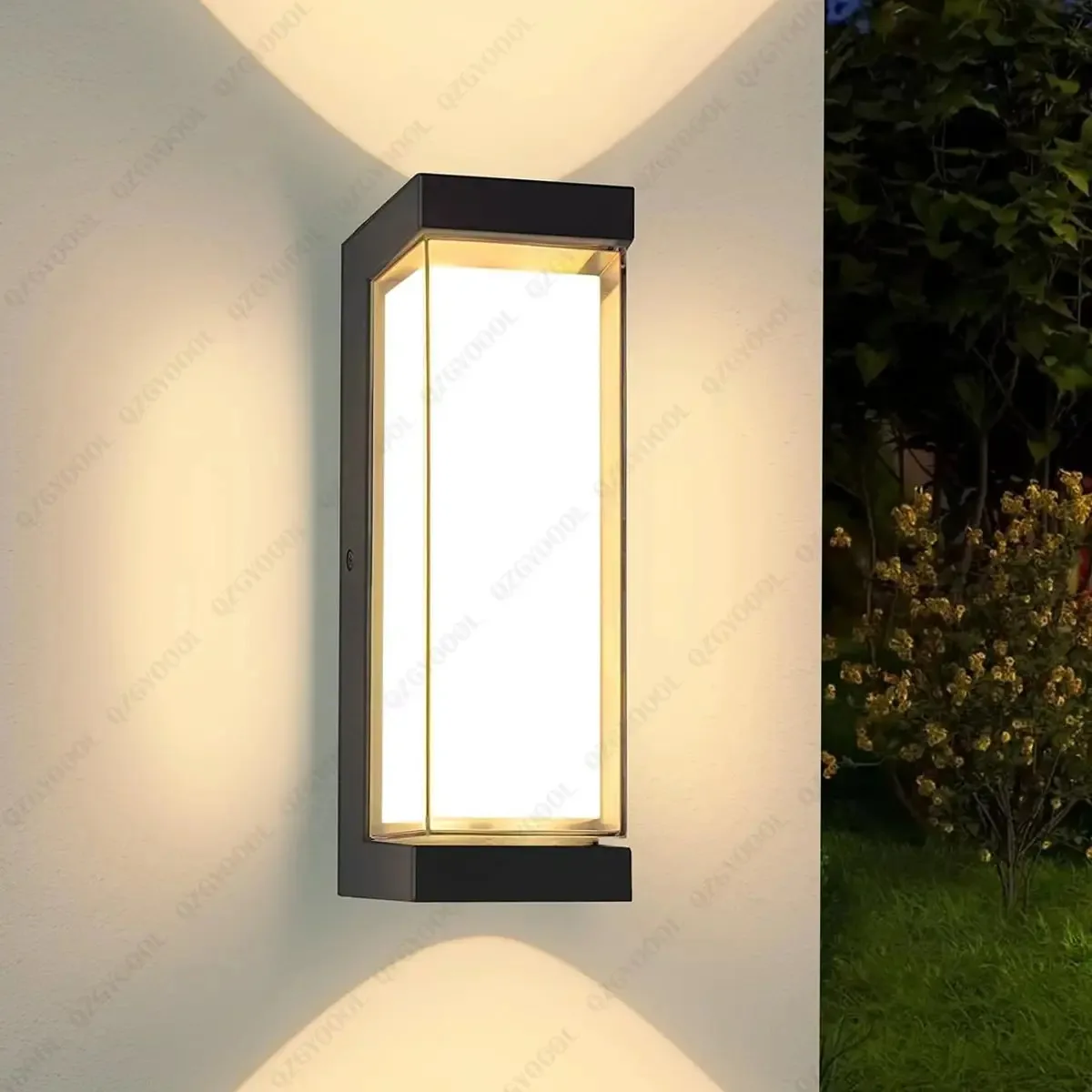 Lâmpada de parede Qzgyoool, luz quente, parede interna e externa 35w, luminária de parede externa, lâmpadas modernas, luminária de parede, luzes voadoras, lâmpada decorativa