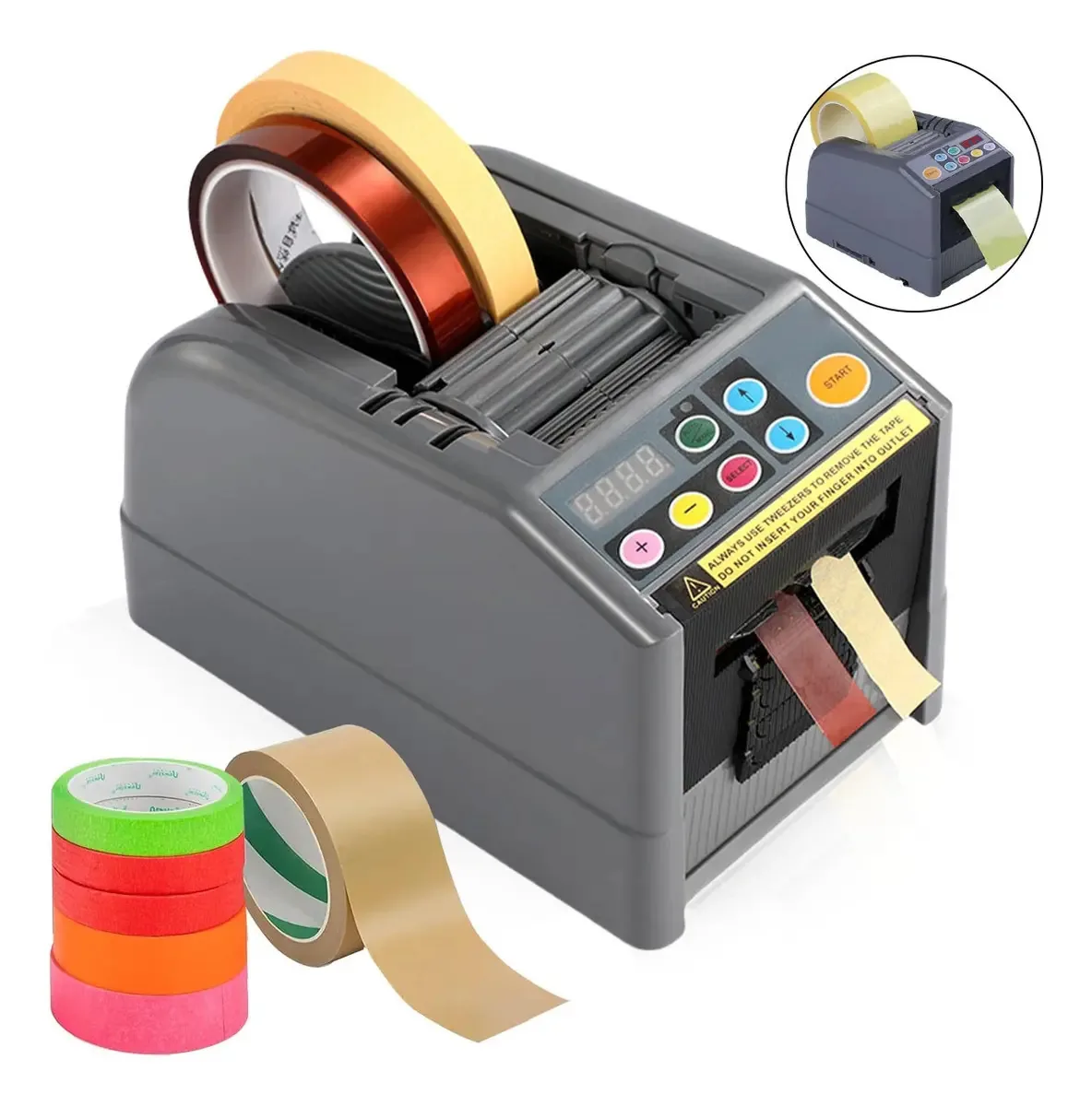 Dispensador automático de fita, cortador de fita elétrico 4mode