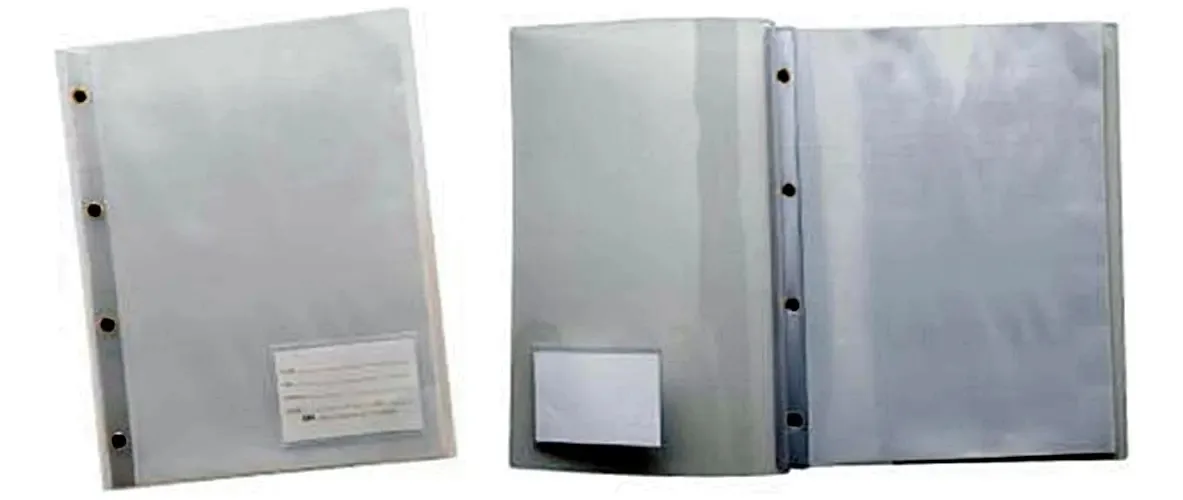 Pasta Catalogo A4 Com 25 Envelopes Finos