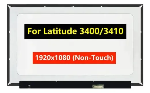Tftcenter Tela Lcd De Reposição Para Dell Latitude 3400 3410 14 Polegadas Fhd 1920x1080 30 Pinos Ips Tela De Laptop (não Tátil, Não Para Outros)