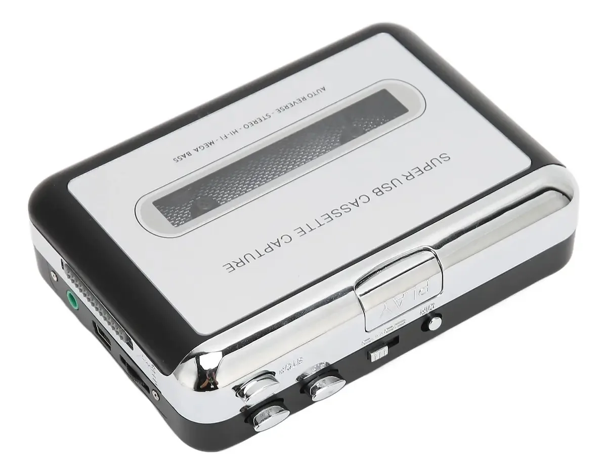 Leitor de cassetes Lbec, leitor de cassetes USB multifuncional para PC