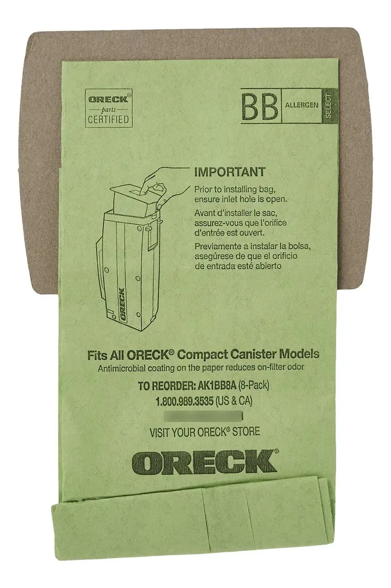Sacos de aspirador Hoover Commercial Canister Xlpr05