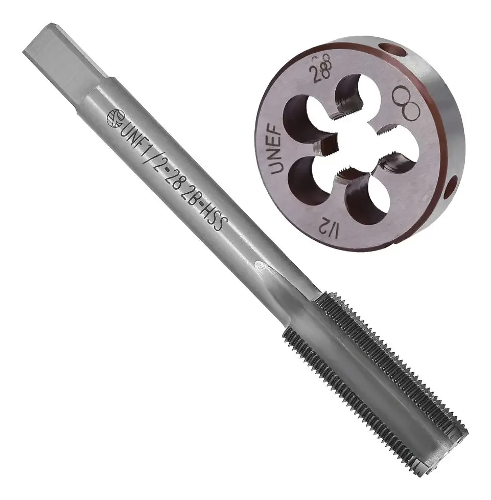 Conjunto de torneiras e moldes para a mão direita Unef 1/2 28