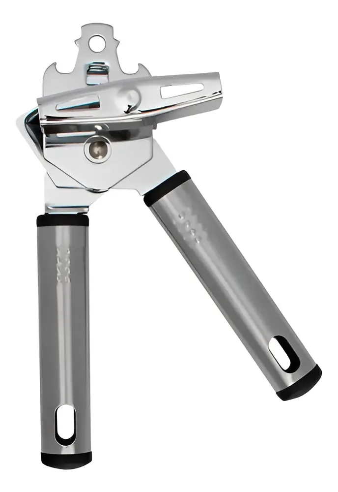 Abridor de Latas Manivela Carisma Americano Inox Chef Prata 19cm