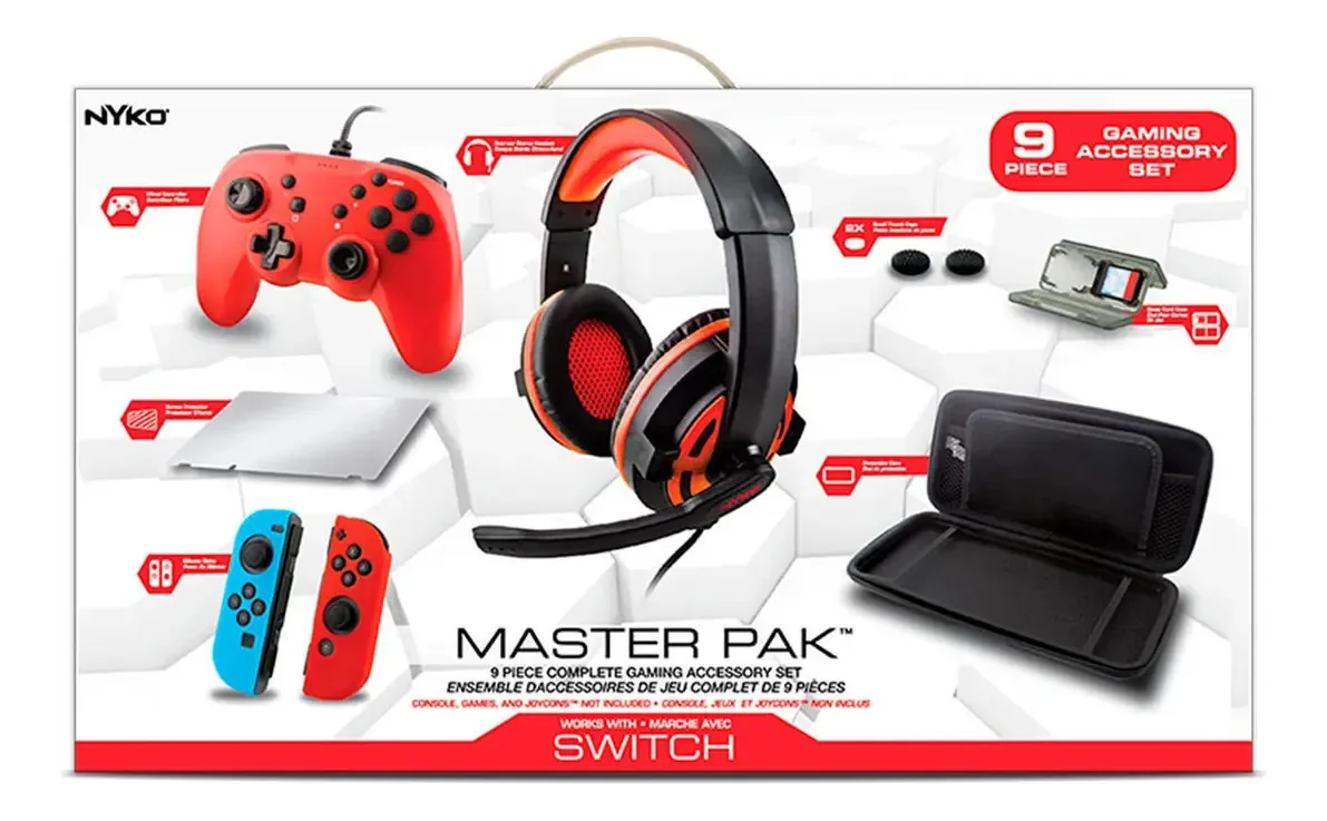 Pacote Nyko Master para Nintendo Switch