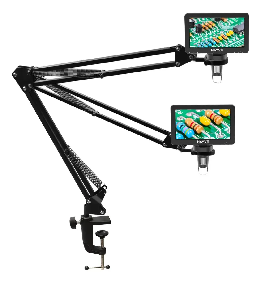 Suporte de braço de microscópio de metal ajustável