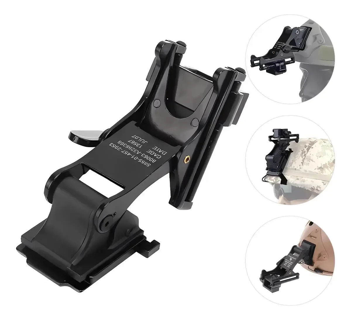 Suporte Rhino Nvg para capacete tático Fast Airsoft
