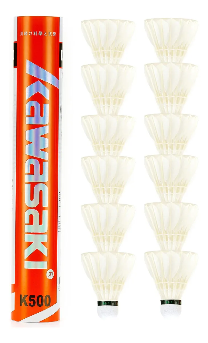 U/d Kawasaki King Kong 500 Badminton, Badminton, Petecas de Badminton, Velocidade 77 Volantes Duráveis para Treinamento