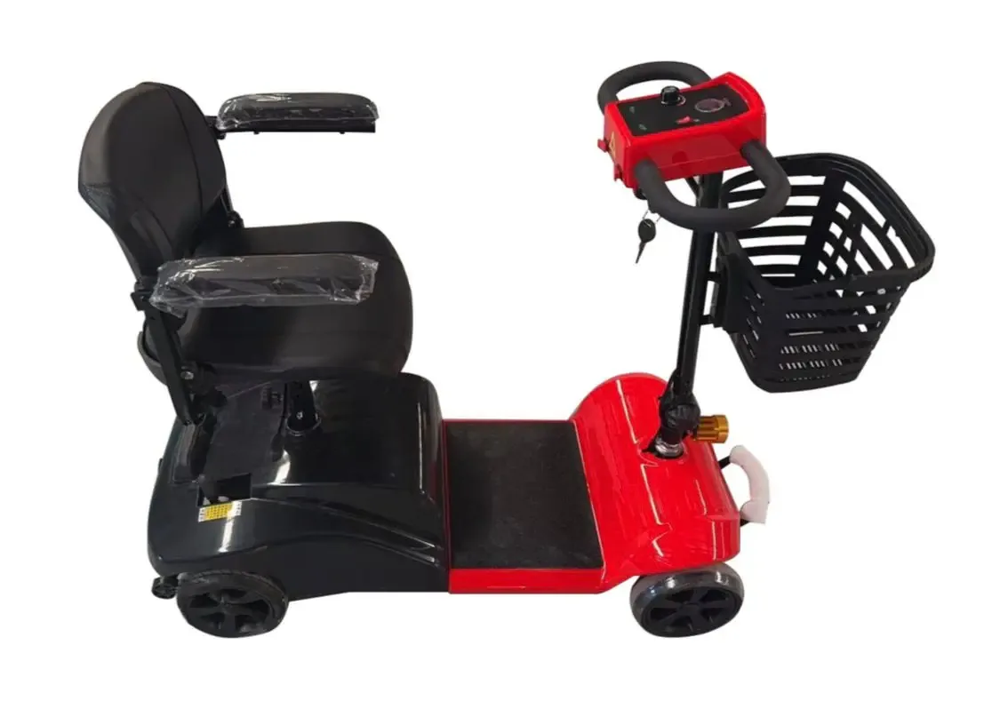 Cadeira de rodas de scooter elétrica desmontável de 4 rodas Gambimedic