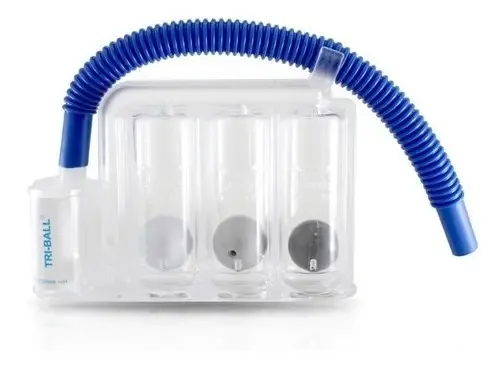 Espirômetro para exercícios respiratórios Tri-ball® - Topmedic