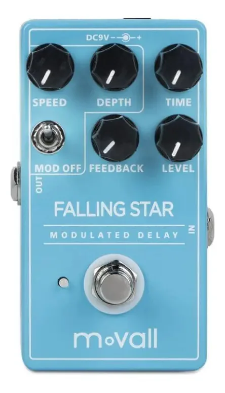 Pedal Guitarra Movall Falling Star Modulated Delay