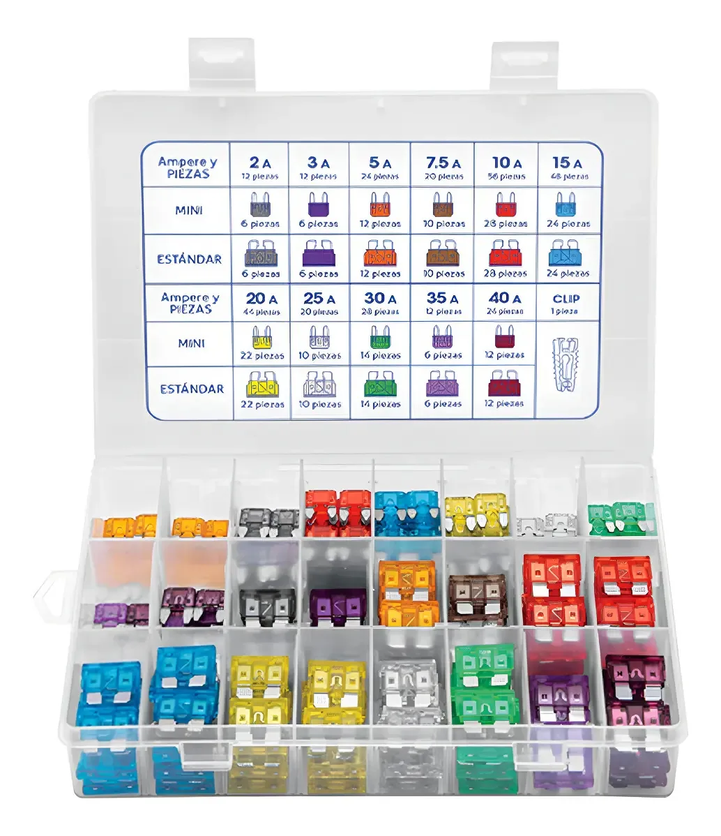 Conjunto de fusíveis automotivos, 300 unidades, Fusa-300