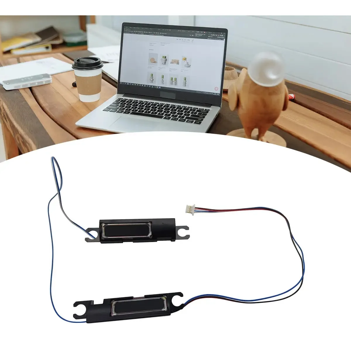 Qmqjia - Alto-falante Portátil Para Laptops 5580 Precision3520 00yym2 04vhn4, Perfeito Para Música E Filmes