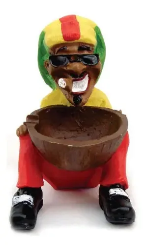 Cinzeiro Bob Marley Sentado Grande