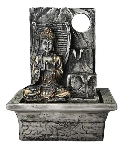 Fonte De Água Buda 3 Quedas Cascata Compacta