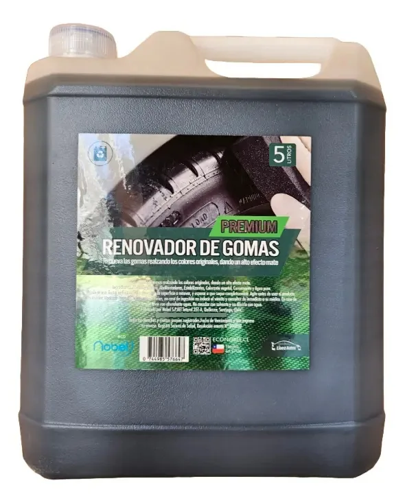 Renovador Premium, pneus e pneus para carros, 5 litros, azul gasolina