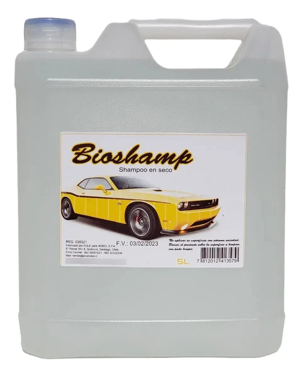 Shampoo para lavagem de carros a seco 5 litros