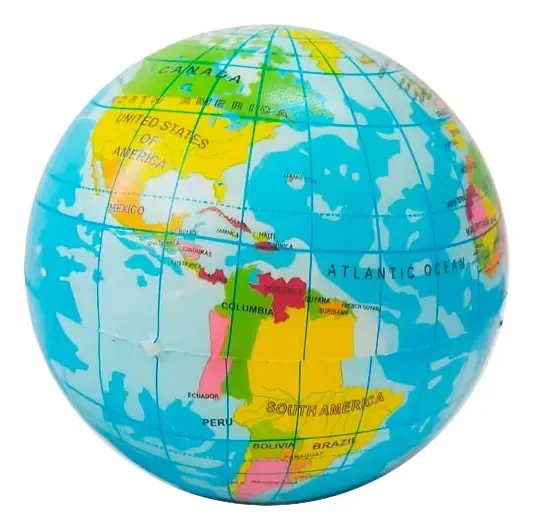 Balão multicolorido Fun Play Anti-Stress Ball Terraque Water Base