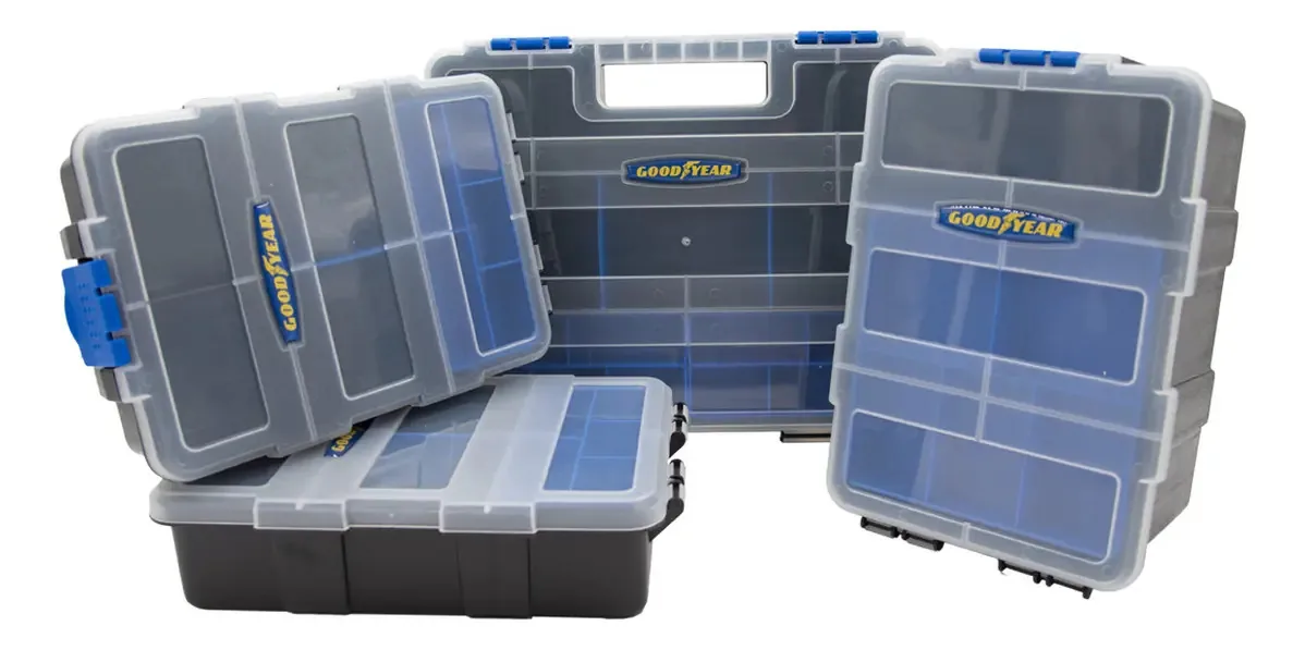 Caixa de ferramentas Goodyear de 4 peças
