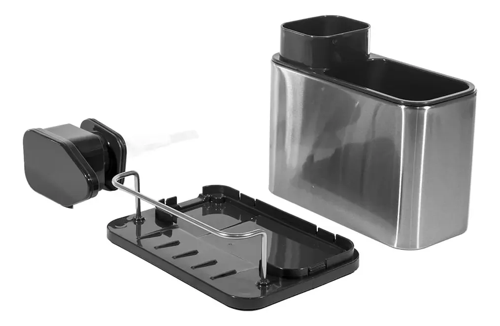 Organizador de acessórios de limpeza preto