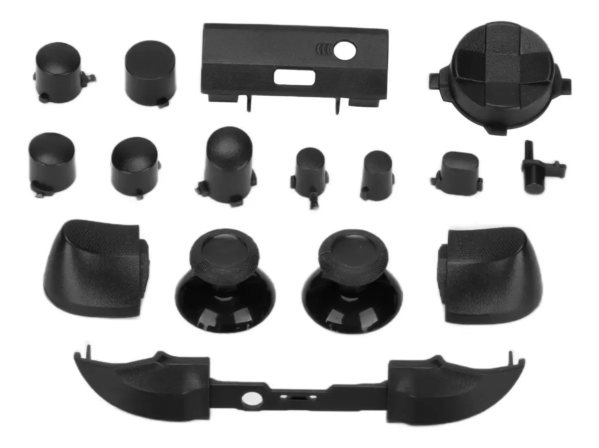 Gowenic Limouyin Para Series Conjunto Completo De Botões, Dpad Bumper Trigger Kit De Reparo De Botões De Substituição Para Series X E S (preto)