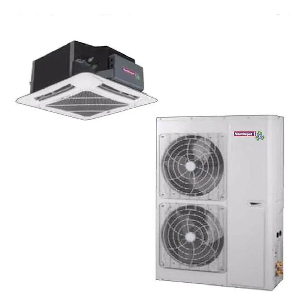 Conjunto completo de cassetes York Air, Mxycs-003, 36000 btu, 3 cores cinza