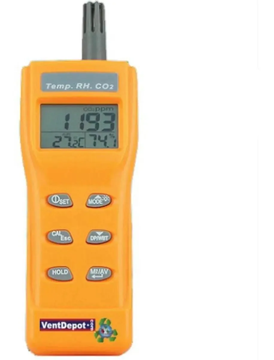 Instrumento detector de CO2, Mxgdt-001, escala de CO2 de 0 a 2000