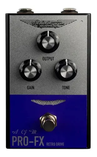 Efeito Ashdown Retro Drive Pedal Overdrive para baixo roxo